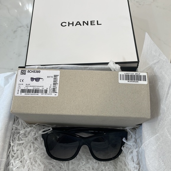 CHANEL Accessories - Chanel Square Sunglasses 5380 Like New Black